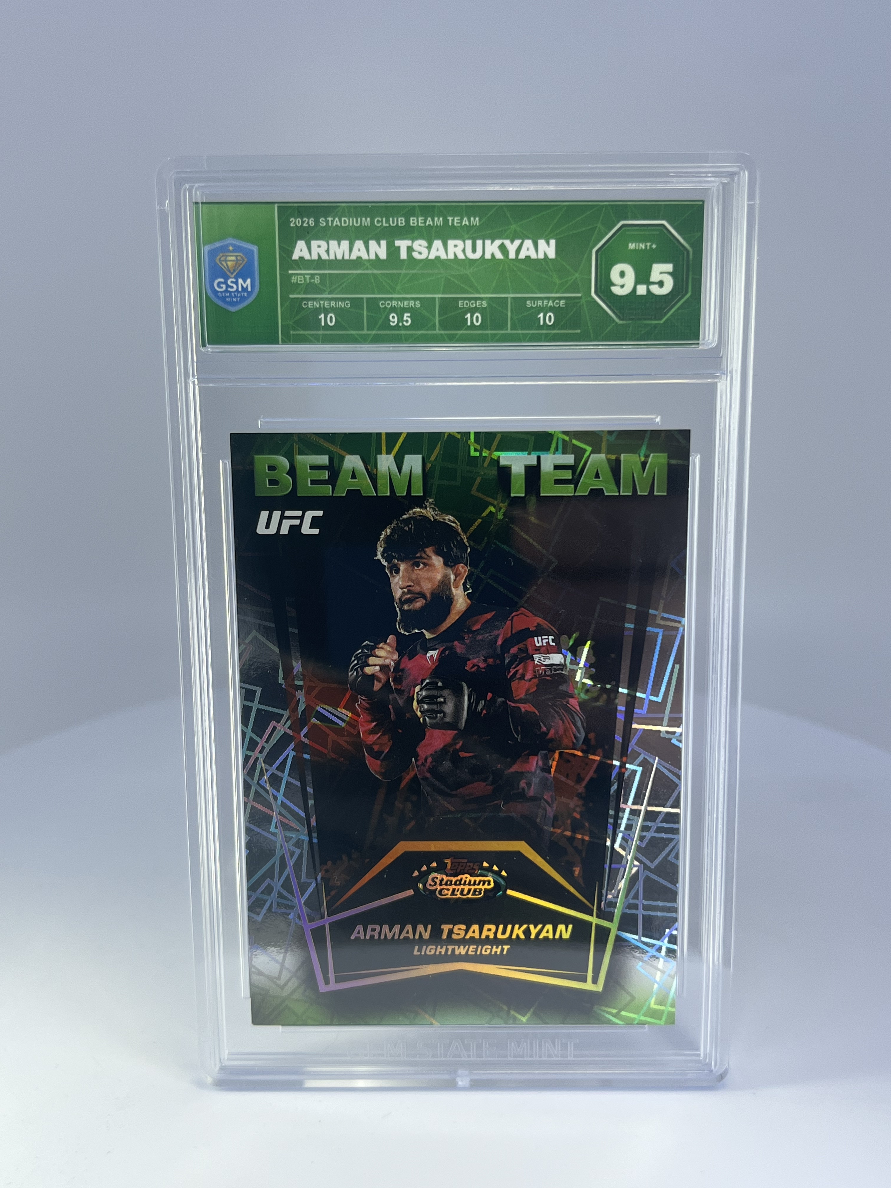 Front of slab